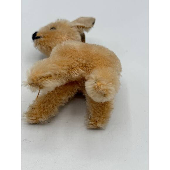 Vtg Steiff Animal Collectors Stuffed Animal Plush Toy 7" Fawn Mohair - Picture 6 of 7
